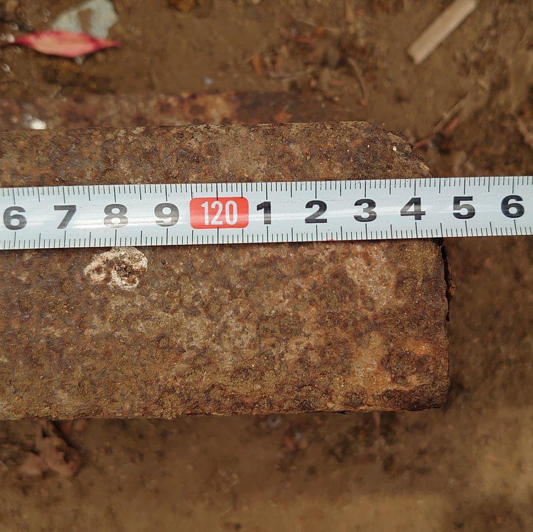 鉄道 軌条 線路 30kg レール ？ 本物 鉄 引取希望 金床 鉄骨 引取