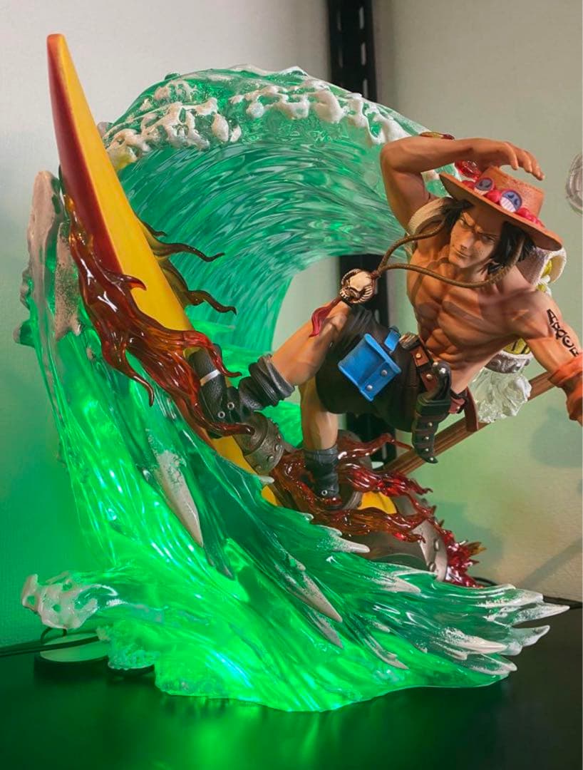 ワンピース ポートガス・D・エース フィギュア ガレージキット 塗装済み品