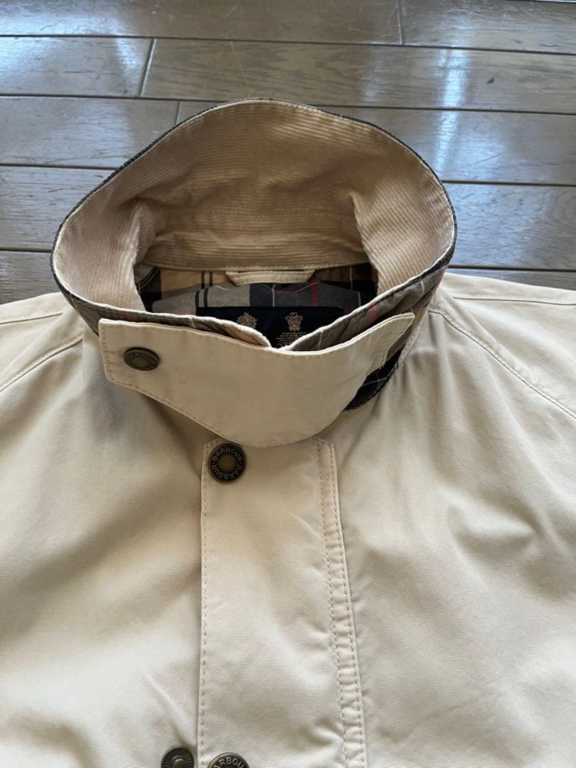 Barbour ホワイト カジュアルジャケット M