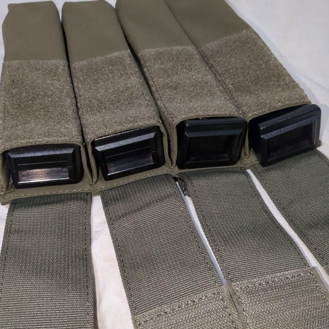 ARES/S&T UMP45 電動ガン用 ノーマルマガジン ポーチ付き4本セット