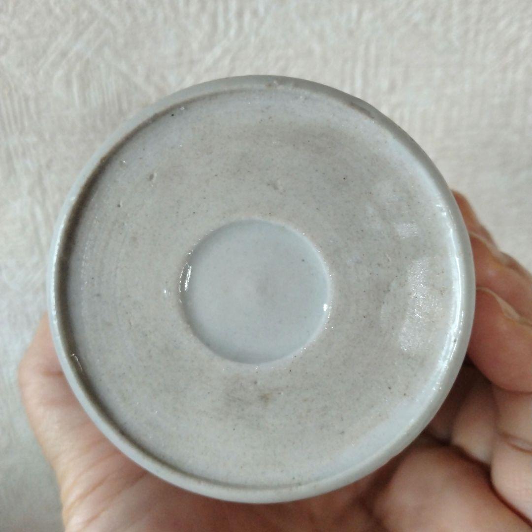 【KAZUです。】古伊万里染付山水文雁の図蕎麦猪口