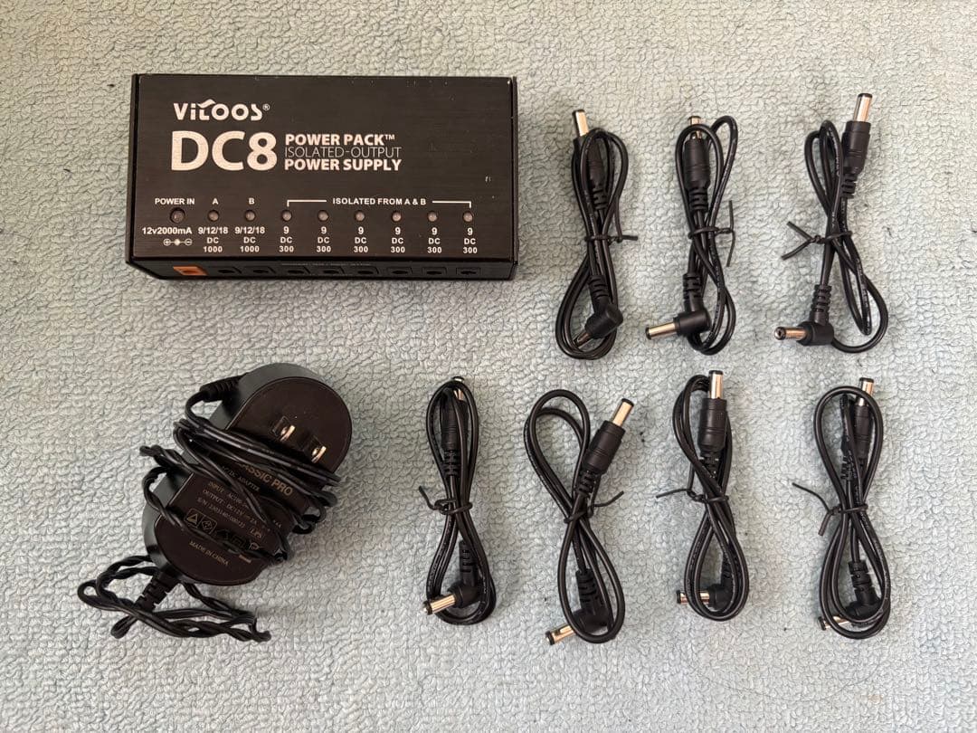 Vitoos DC8 パワーサプライ(アダプター、ケーブル有) Vitoos DC8