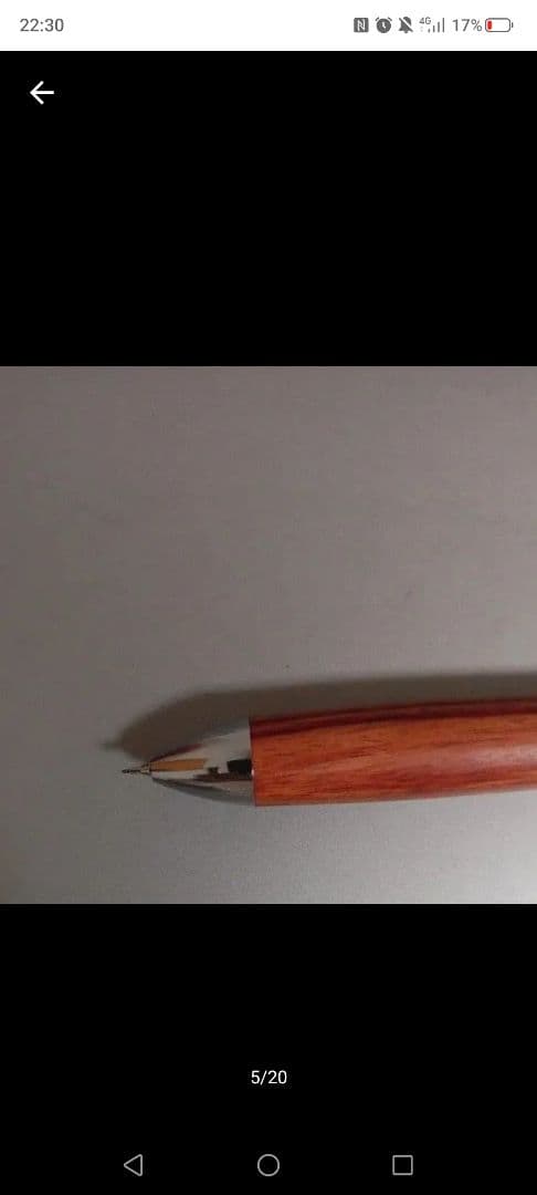 工房楔 グラッソ チューリップウッド 多機能 シャープペンシル 2色