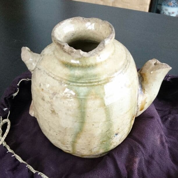 細川護光 信楽 香合 茶道具