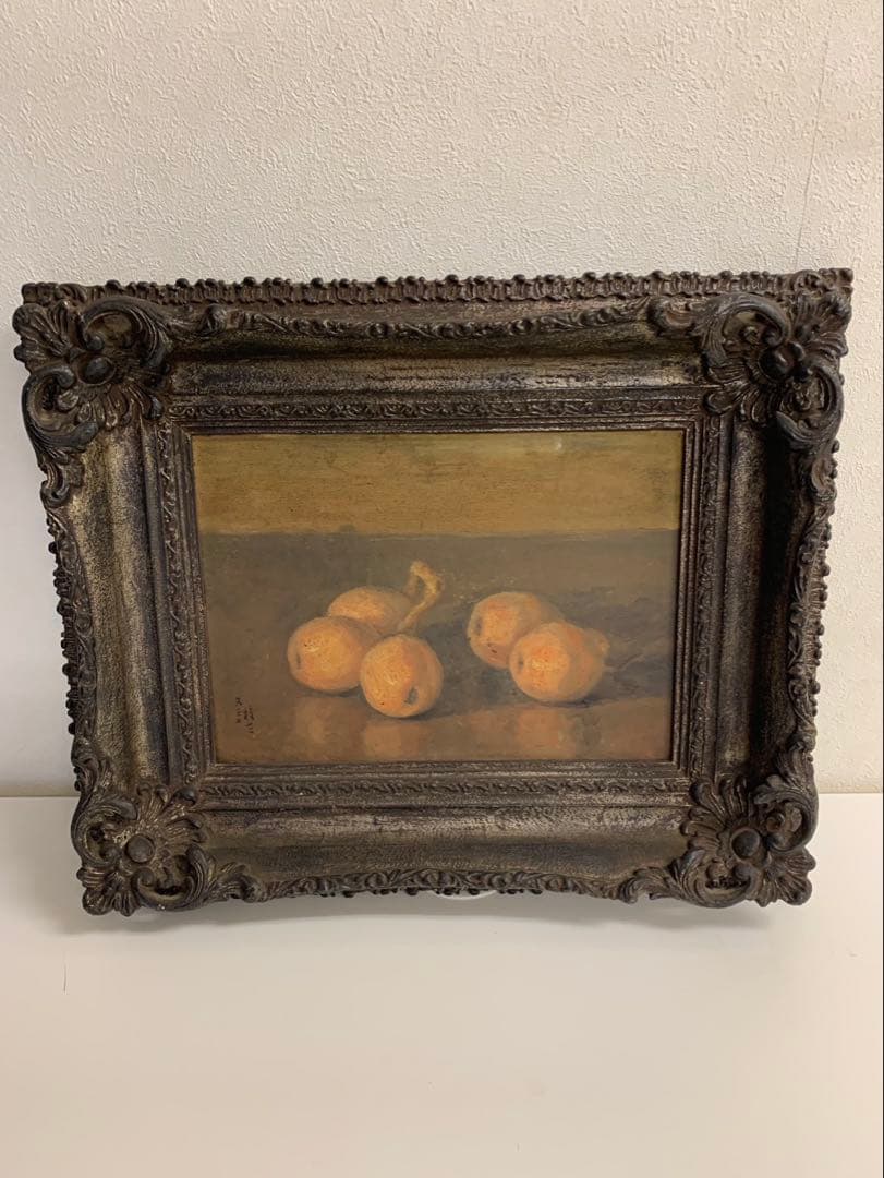 北村種三　油絵　静物画