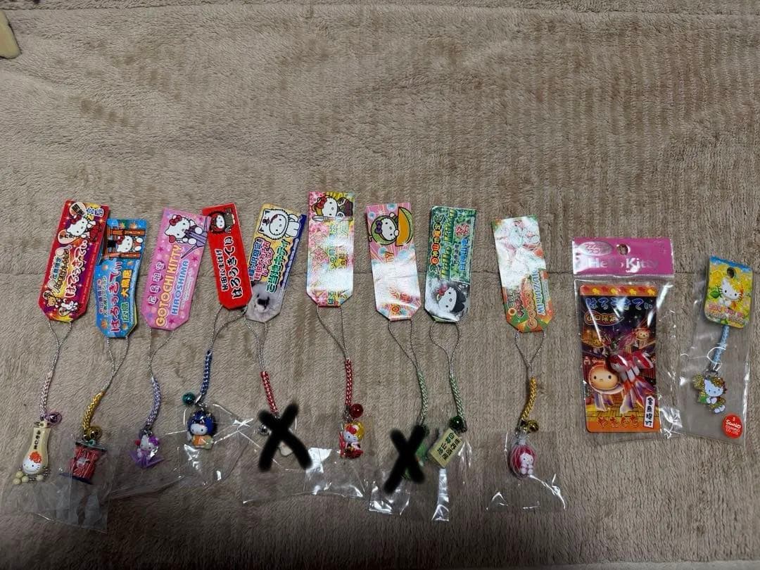 ご当地キティ　根付けストラップ等　29点　まとめ売り