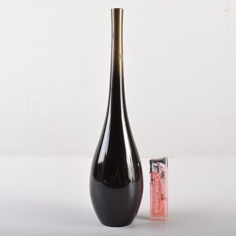 中川浄益造 唐銅 曽呂花入 表千家十三代即中斎極め箱 M R8523 - メルカリ