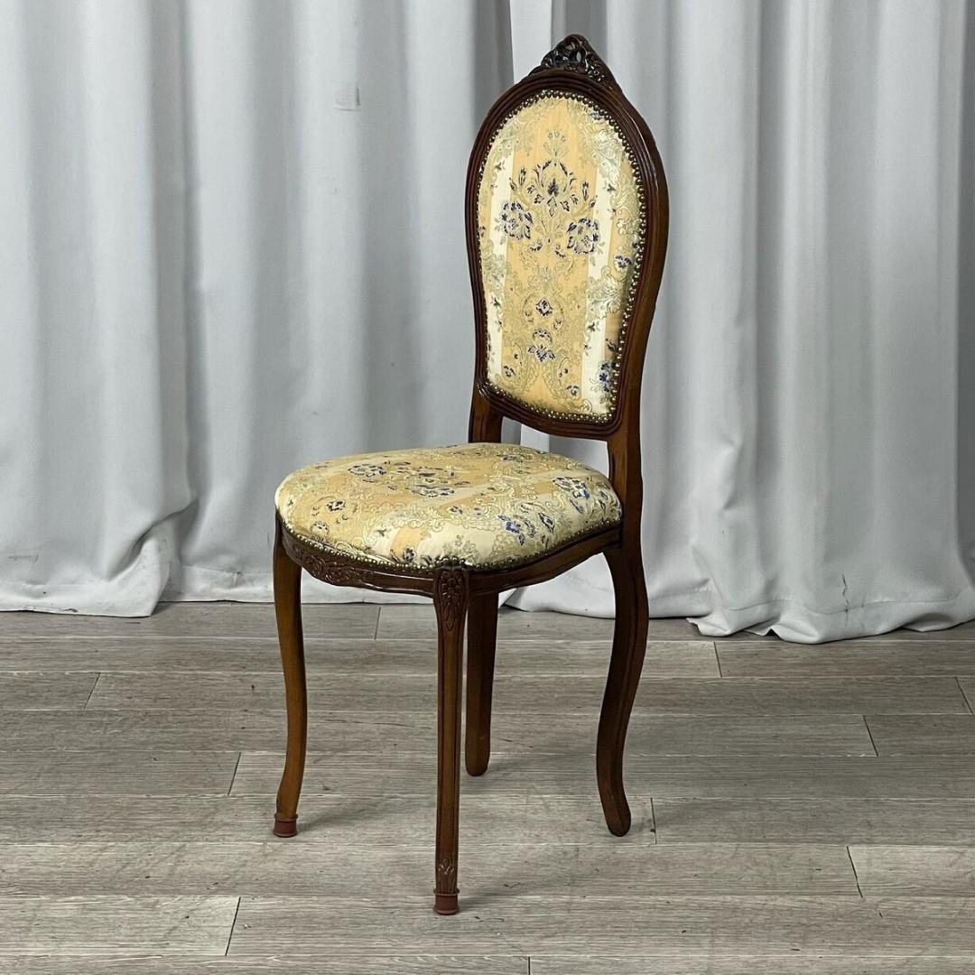 猫あし・アンティーク調椅子 こぶらん織り フランスから届いた