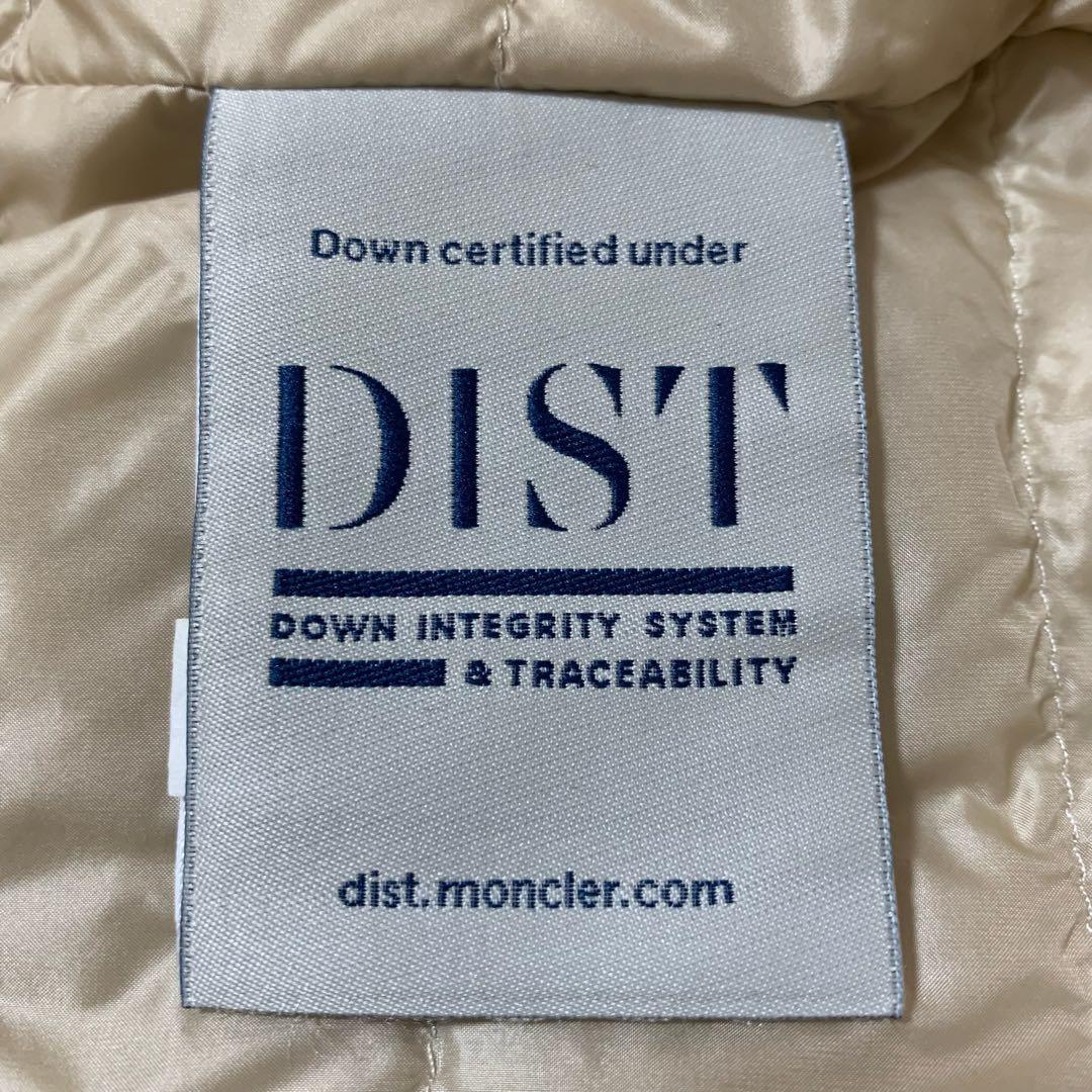 希少　モンクレール　DELLY ライトベージュ　牛革　ダウンジャケット5D121