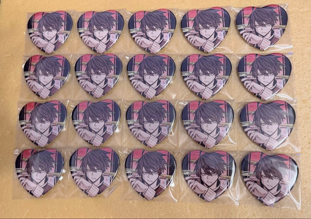 桃源暗鬼 ハート 缶バッジ 一ノ瀬 四季 TVアニメ「桃源暗鬼」第2弾 ハート型缶バッジ M-NA (一ノ瀬四季)｜TV