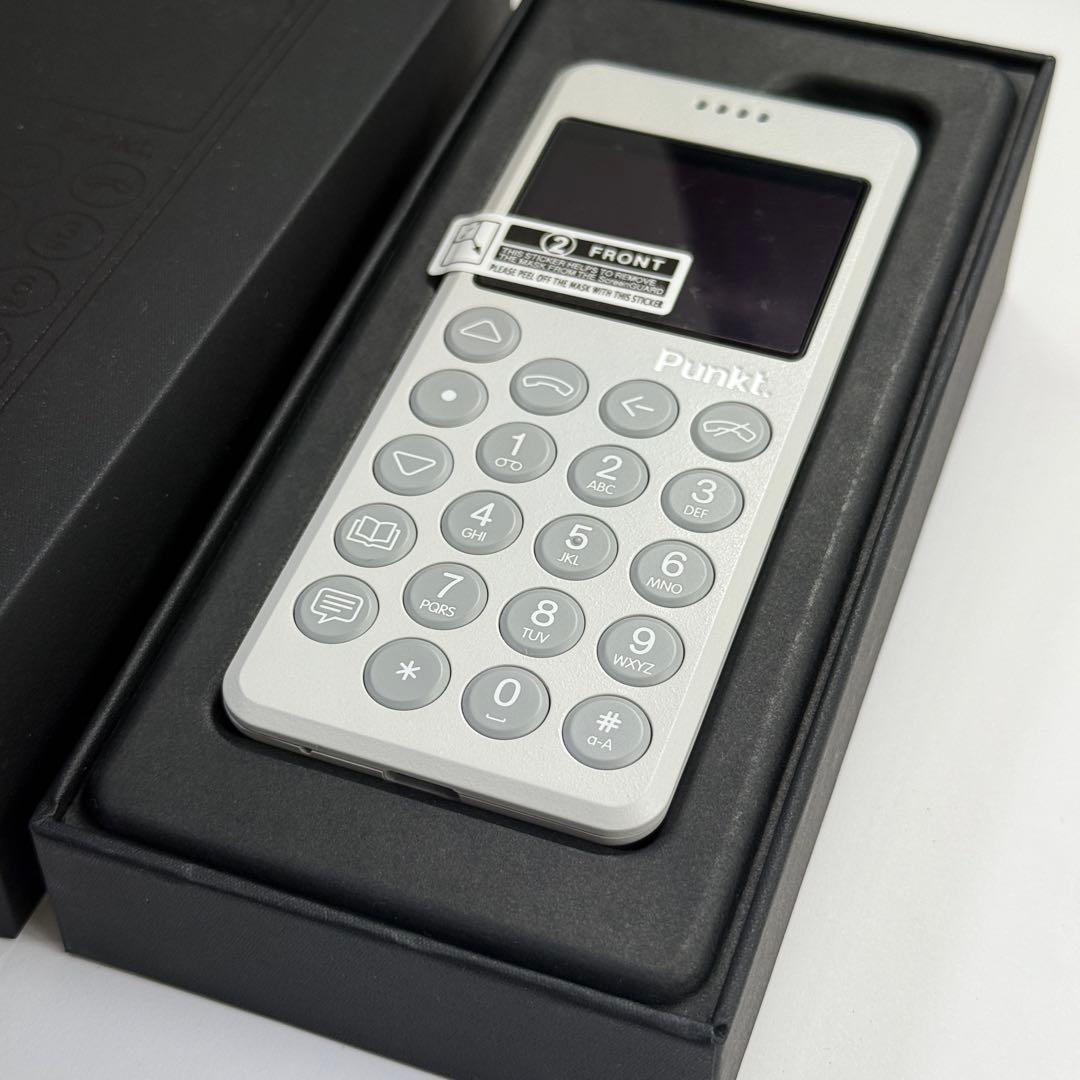 punkt. mp02 new generation ライトグレー SIMフリー Amazon.co.jp