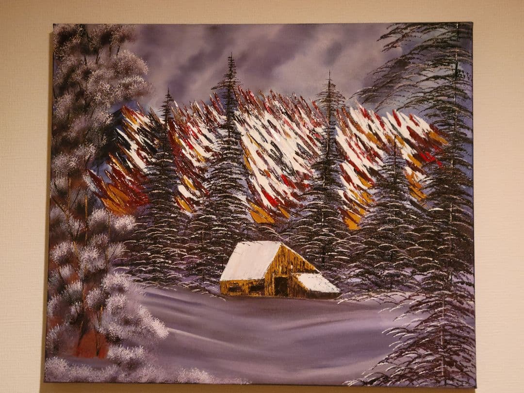 絵画 Winter  in pastel