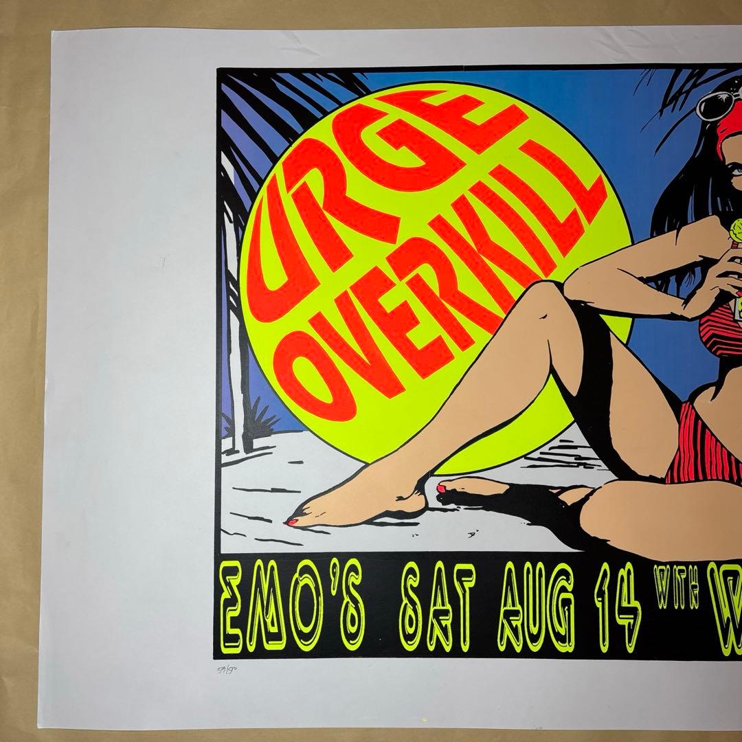 KOZIK URGE OVERKILL シルクスクリーンポスター - メルカリ