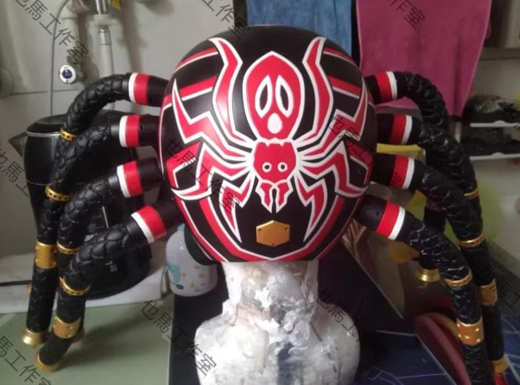 シン仮面ライダー クモオーグ1/1マスク 高再現度 かぶれる！ コスプレ用具