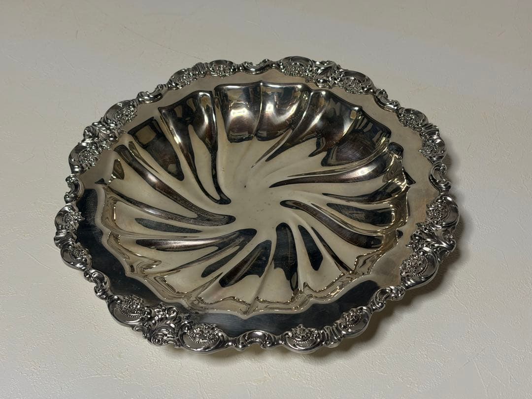 Wallace ウォレス シルバープレート ヴィンテージ 銀のトレイ - メルカリ