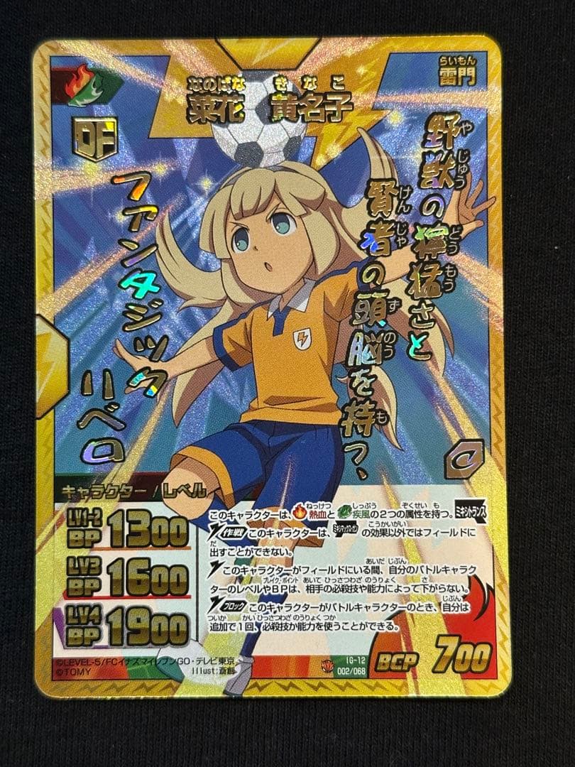 菜花黄名子 イナズマレア 時空最強イレブン