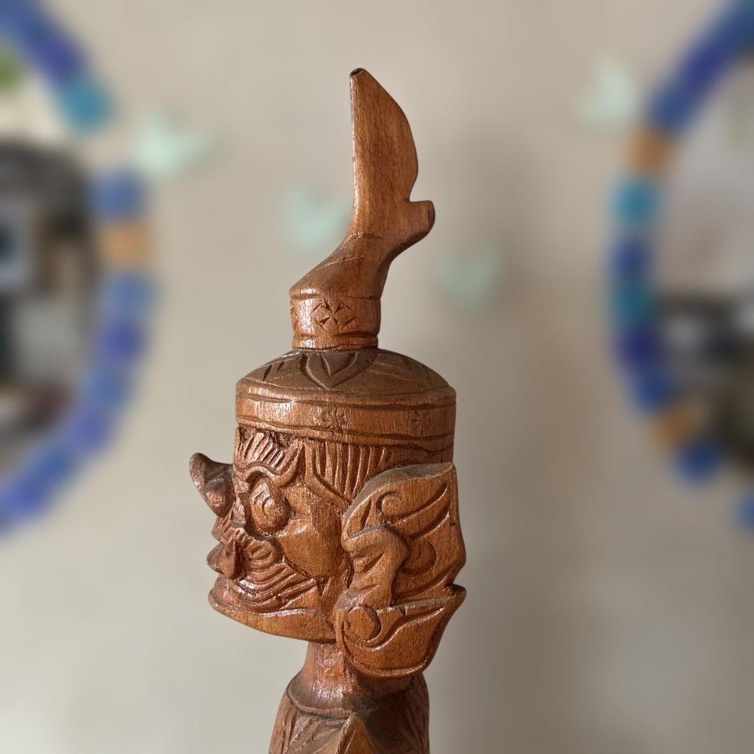 タイ雑貨 木彫り 魔除け 珍しいお品