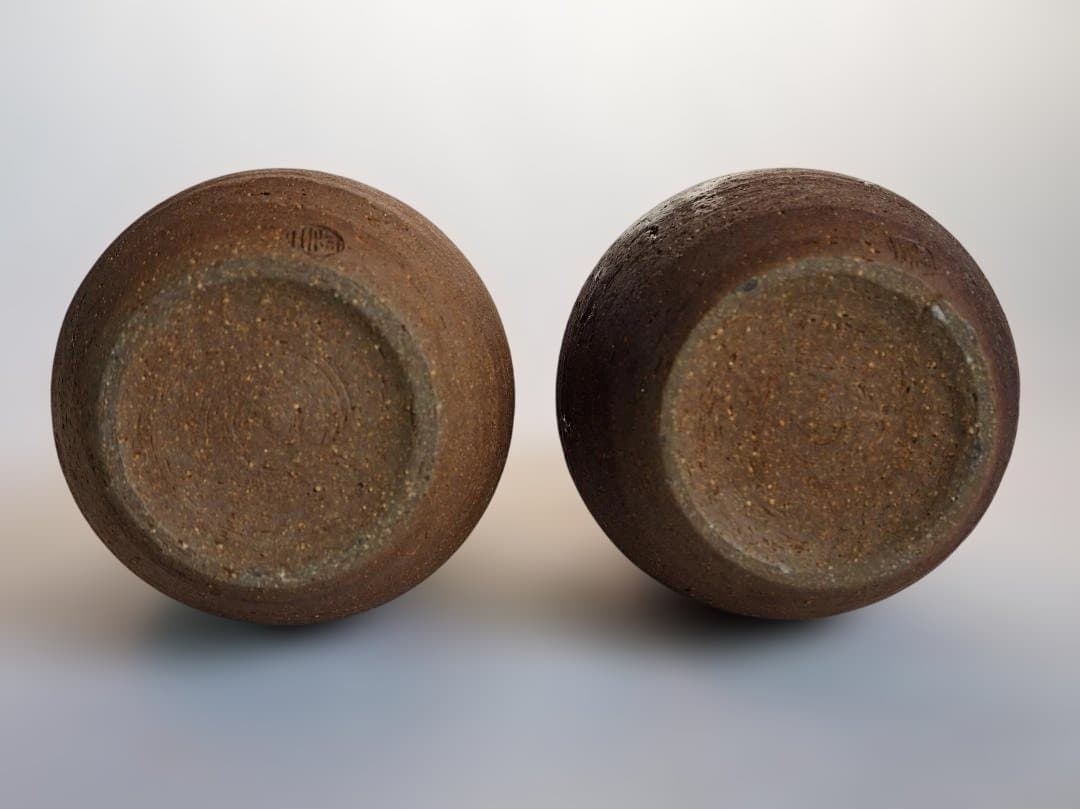 2代伊東陶山造『南蛮写酒徳利一対』（共箱） Yahoo!オークション