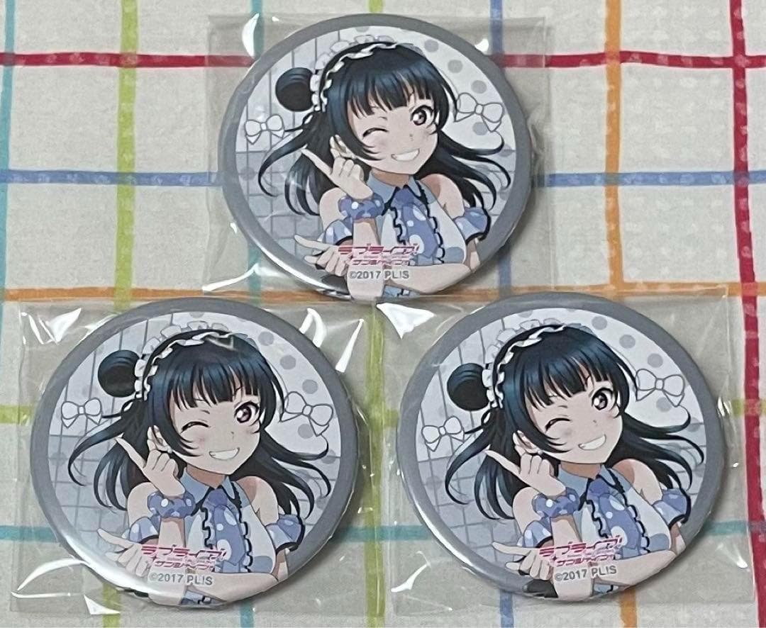 ラブライブ 5周年記念展示会 缶バッジ 想いよひとつになれ 善子