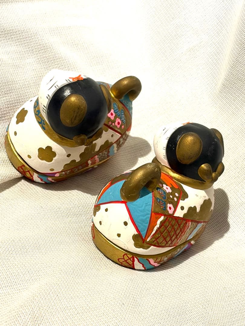 犬筥 一対 希少品 有職京都御所 安産祈願 蓋もの 雛人形 香合 古美術