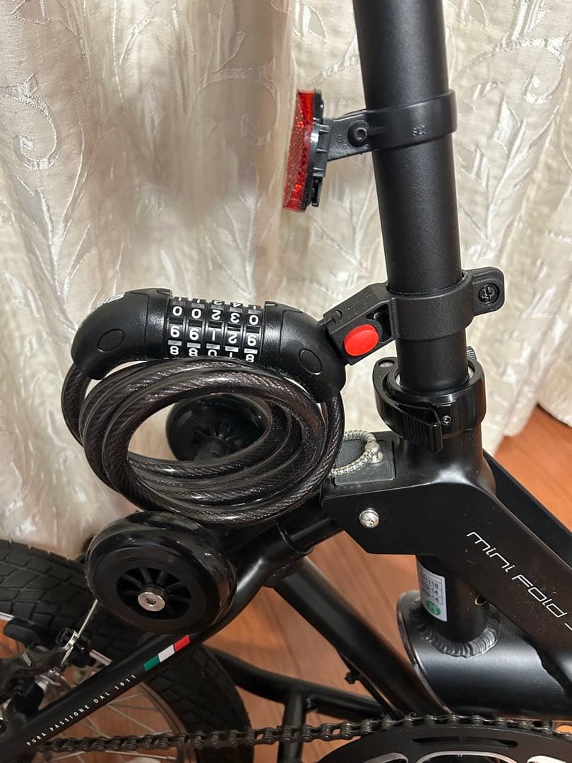 BENELLI mini Fold 16電動アシスト自転車 スタンド　カゴ付き