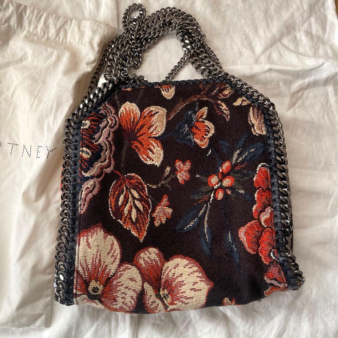 ステラマッカートニー ファラベラ ゴブラン 2way 花柄 ショルダーバッグ
