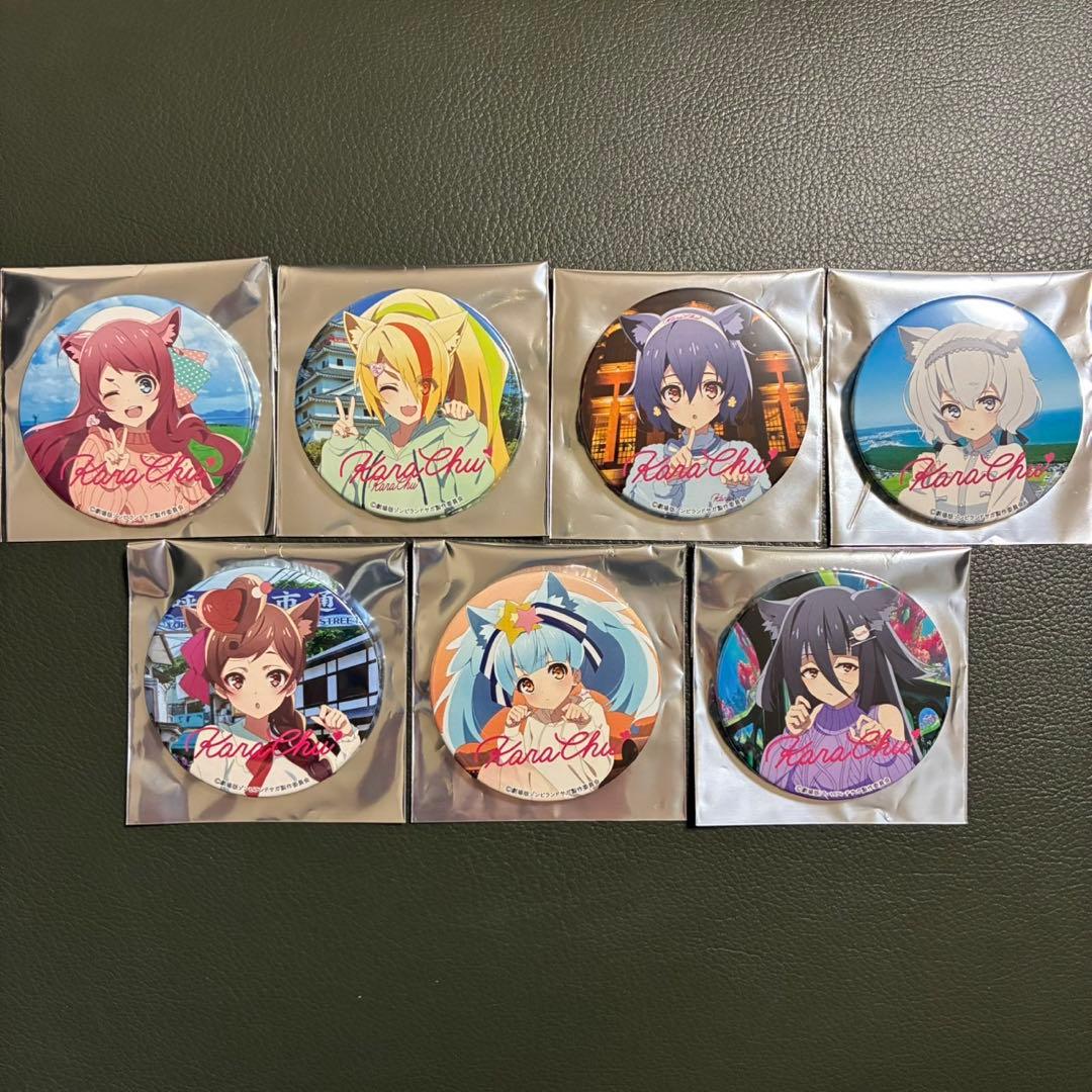 ゾンビランドサガ 唐津市 冬の周遊キャンペーン 缶バッジ アルピノ 全