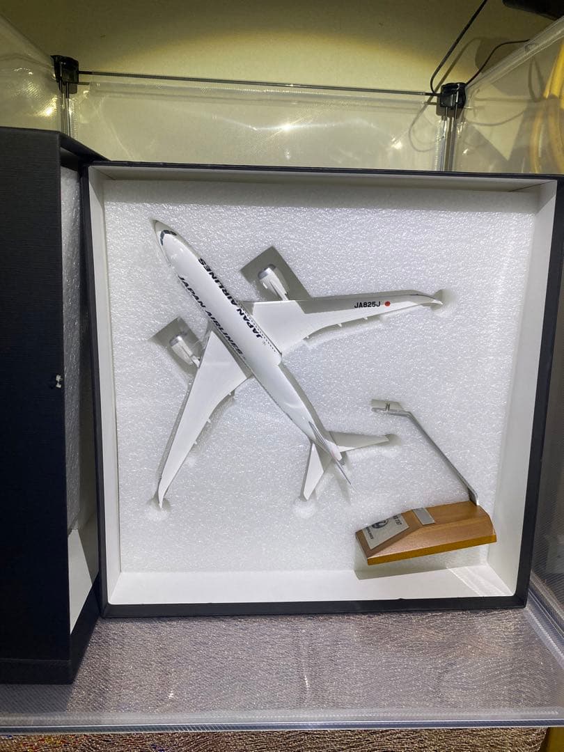 JAL ボーイング　B787 アメリカンエクスプレスプラチナカード発行記念　模型 JAL ボーイング B787 アメリカンエクスプレスプラチナカード発行記念