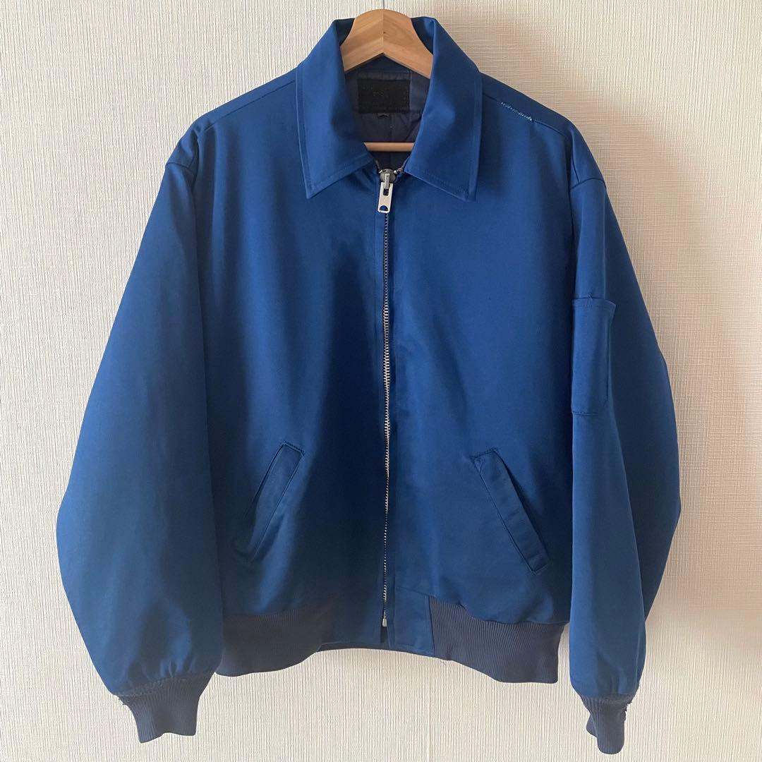 70s USA製 ヴィンテージ ワークジャケット ネイビー デカTALONジップ