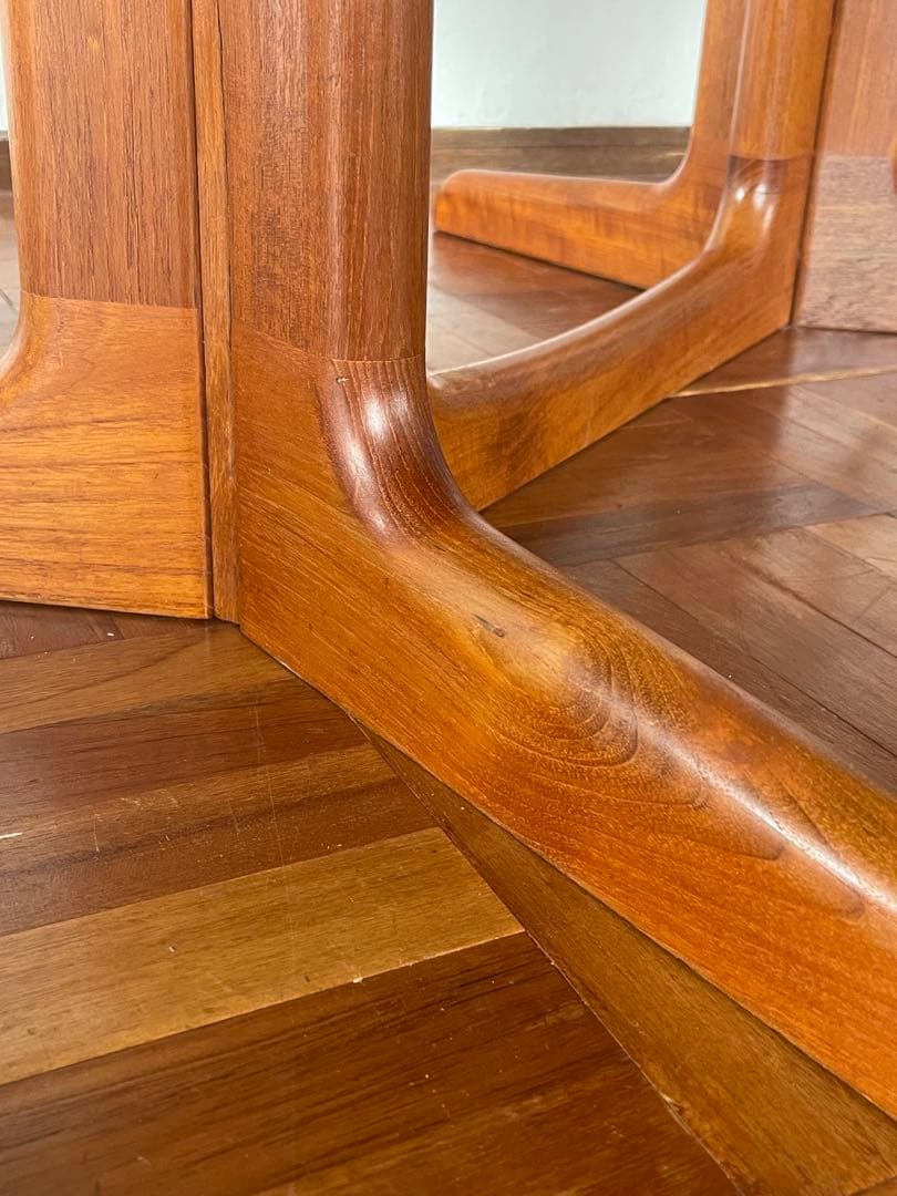 北欧 デンマーク ヴィンテージ gudme チーク エクステンション テーブル