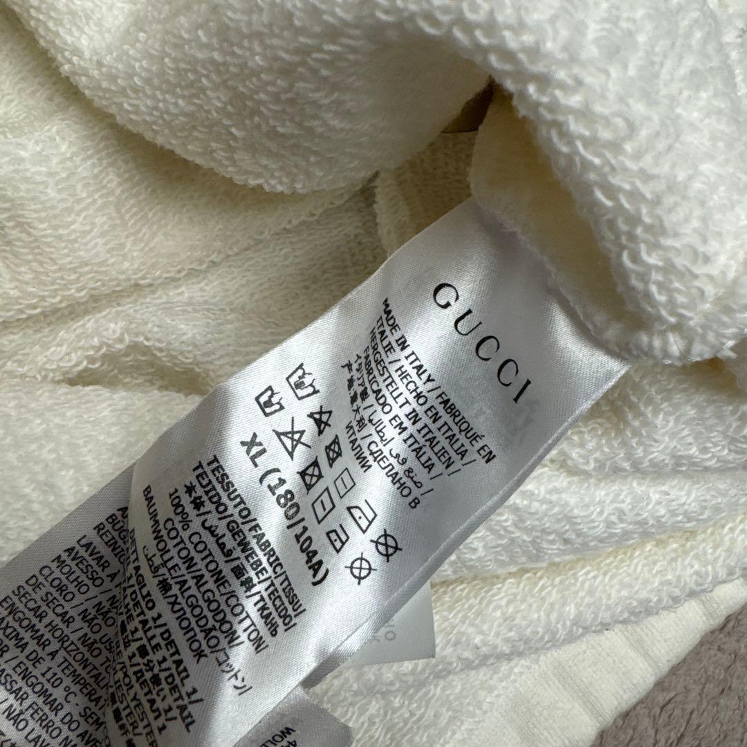 り*お様 ★グッチ★ウェブ＆GUCCI ラベル付き スウェットシャツ★size