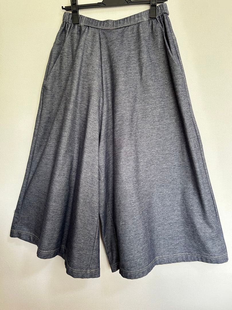 【i+mu】美品スカート見えするパンツガウチョパンツ i+mu】美品スカート見えするパンツガウチョパンツ
