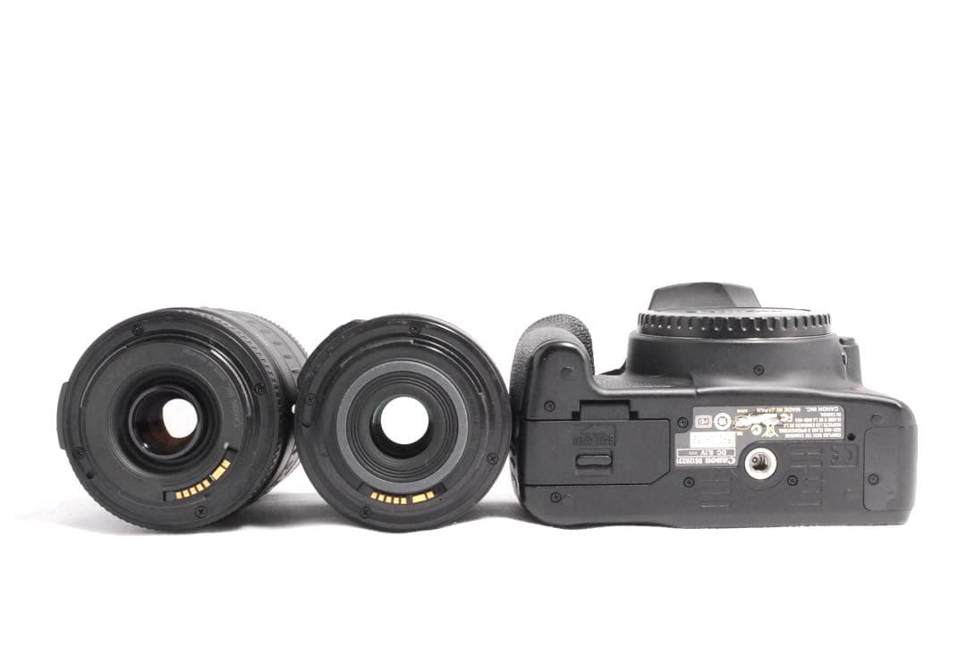 手ぶれ補正機能付き✨Canon kiss X3 ダブルレンズ✨カメラデビュー