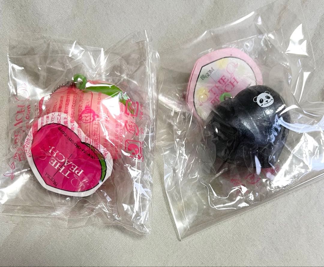 オールドブルーム THE PEACH ジェル桃 絵柄入り ピーチ スクイーズ