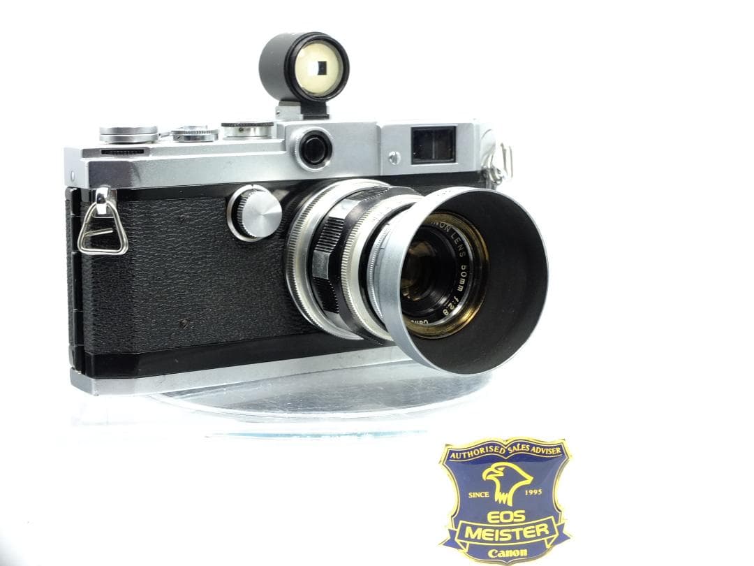 実写確認整備品】キャノン L2／50㎜f2.8ゼブラ・フード付