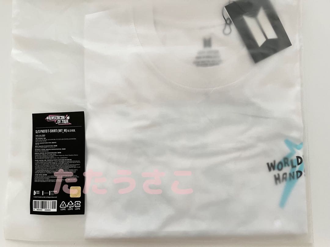 RUNSEOKJIN_EP.TOUR US Tシャツ M