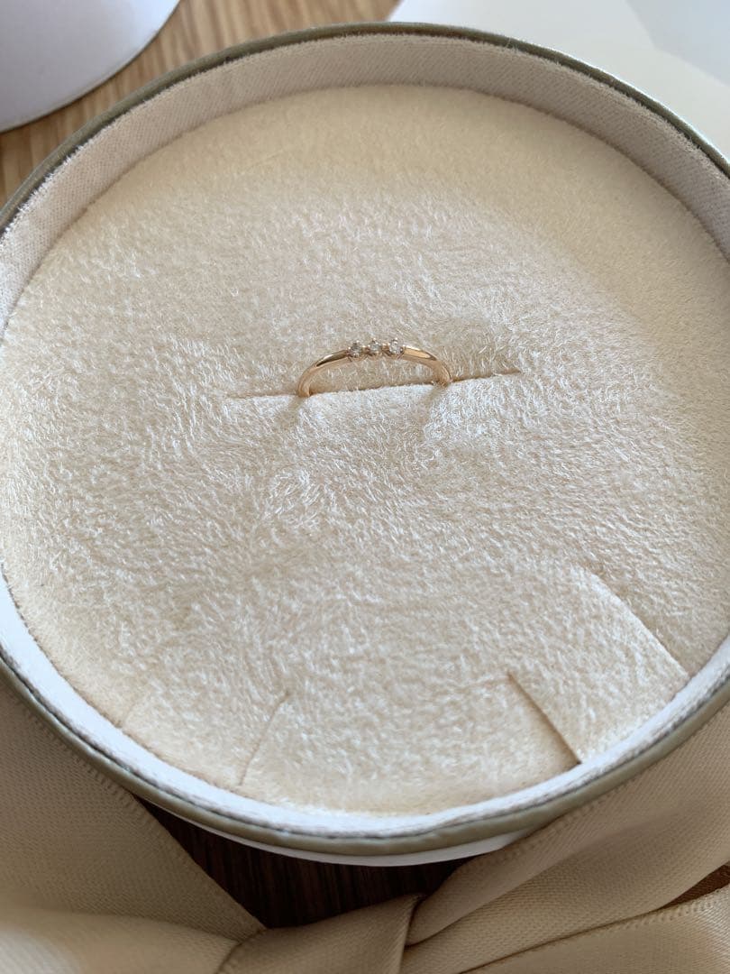 【AHKAH】【WEB限定】18Kピンクゴールド　アミュレットリング　1号