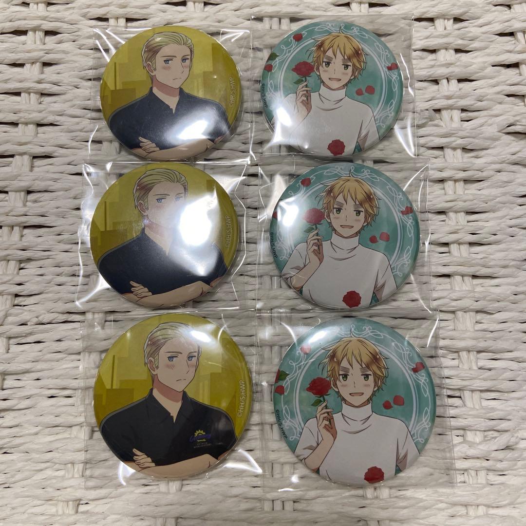 ヘタリア ドイツ イギリス Webくじ 缶バッジ - メルカリ