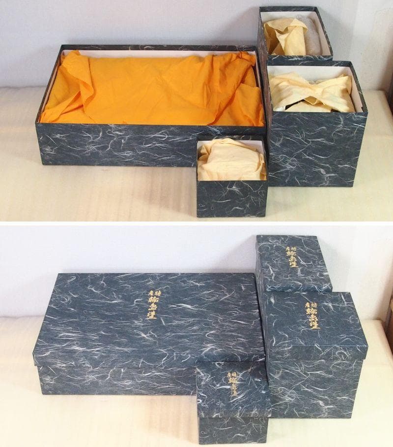 【高級・良品】輪島塗 五島屋謹製 光甫作 松島蒔絵 屠蘇器 三つ揃 山水蒔絵