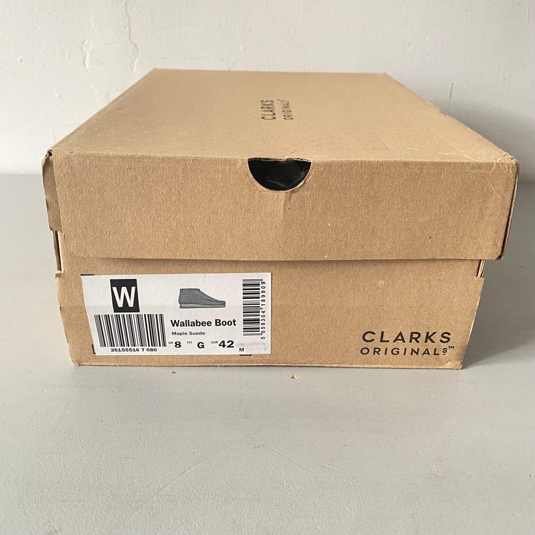 CLARKS Wallabee クラークス　ワラビー　 ベージュ スエード　8