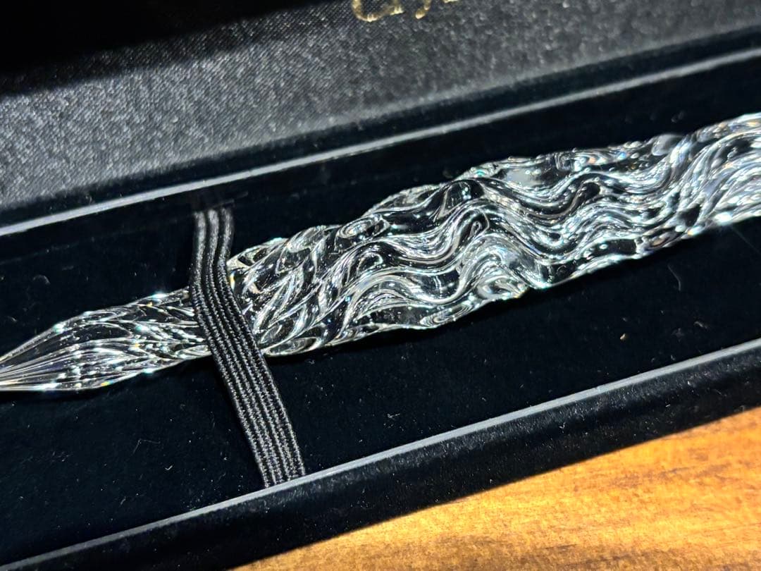 ガラスペン 炎 クリスタル 未使用 ガラスペン 炎 クリスタル 未使用