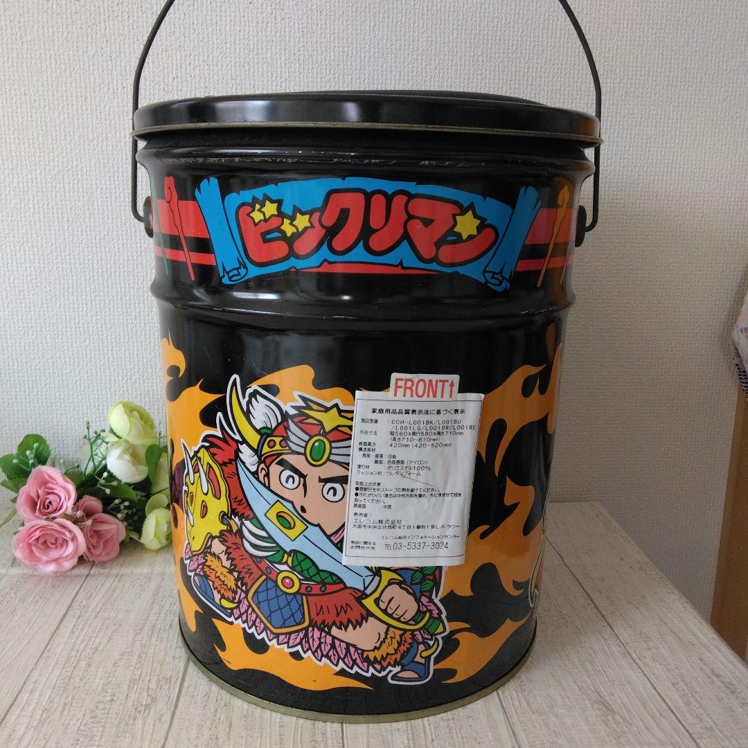 ビックリマン スツール缶 ロッテ ビックリマンチョコ バケツ 椅子