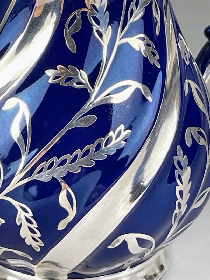 【専用】リチャードジノリ 純銀巻 草花紋 水差し アールヌーボー ミルクジャグ