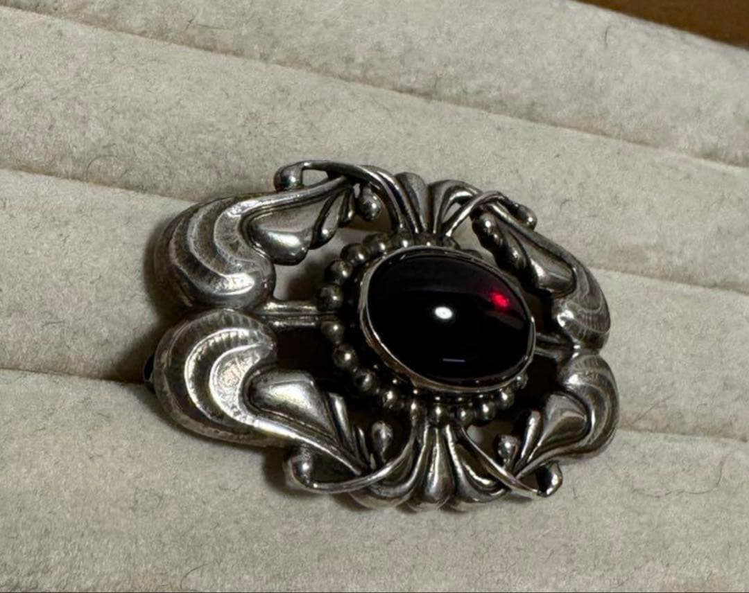 c*o様 北欧デンマーク ヴィンテージ ジョージジェンセン 深い赤色