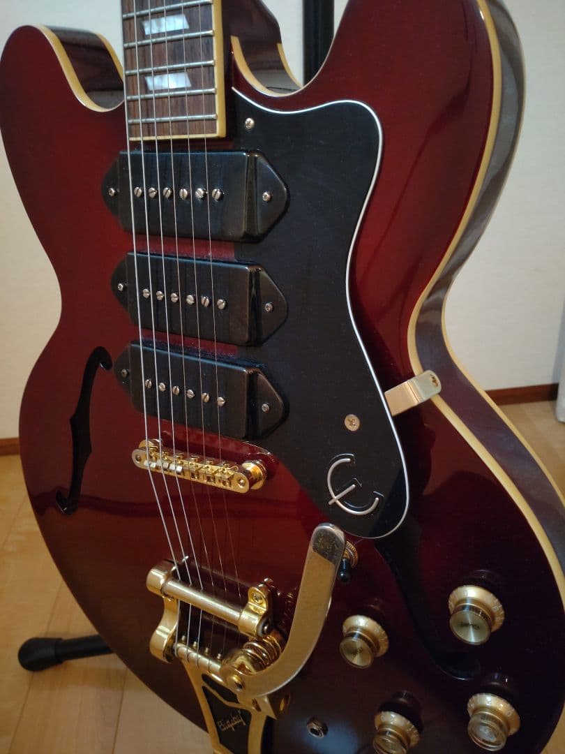 Epiphone Riviera Custom P93 ワインレッド