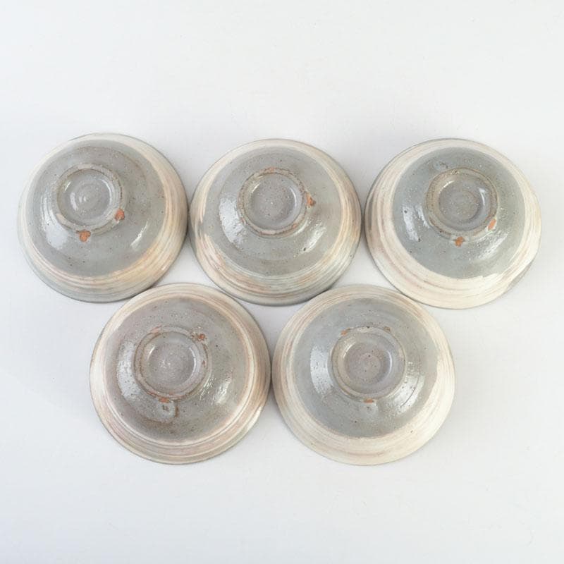 茶道具 金海駕洛窯 三島 数茶碗 五客 共箱 V 9468