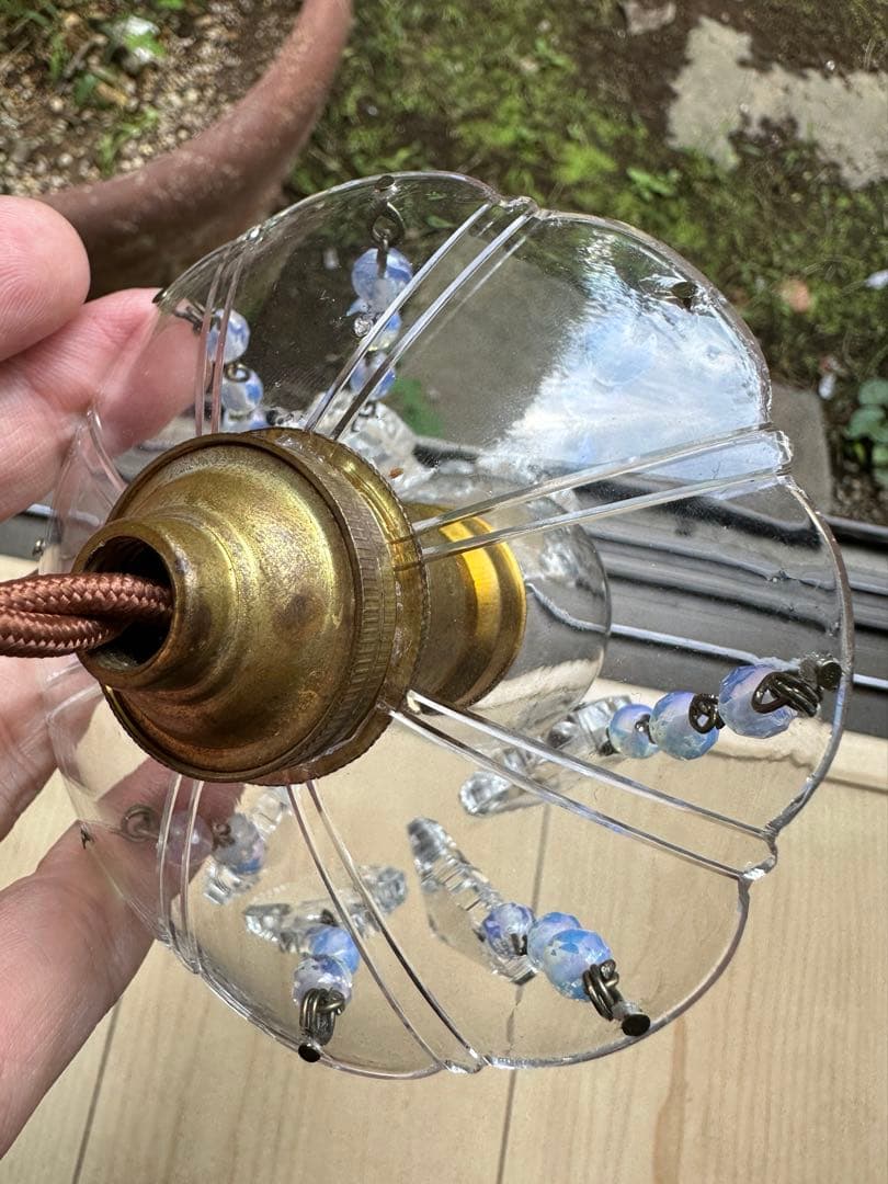 フランス アンティーク フレンチリーフとオパールセントの可愛いミニ