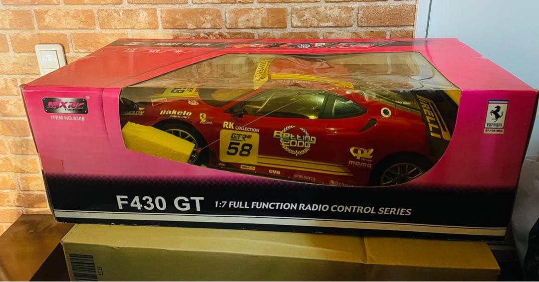 【未使用未開封】F430 GT 1:7 フルファンクションラジオコントロールカー