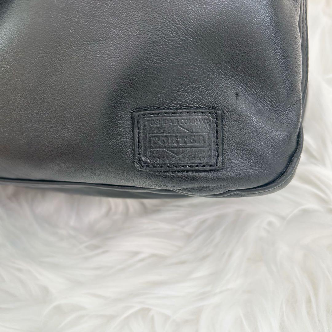 PORTER TIME BLACK 3WAY BRIEFCASEショルダー2層