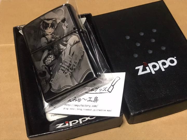 東方project 販売済み zippo レミリア スカーレット えみゅ〜工房 ジッポー